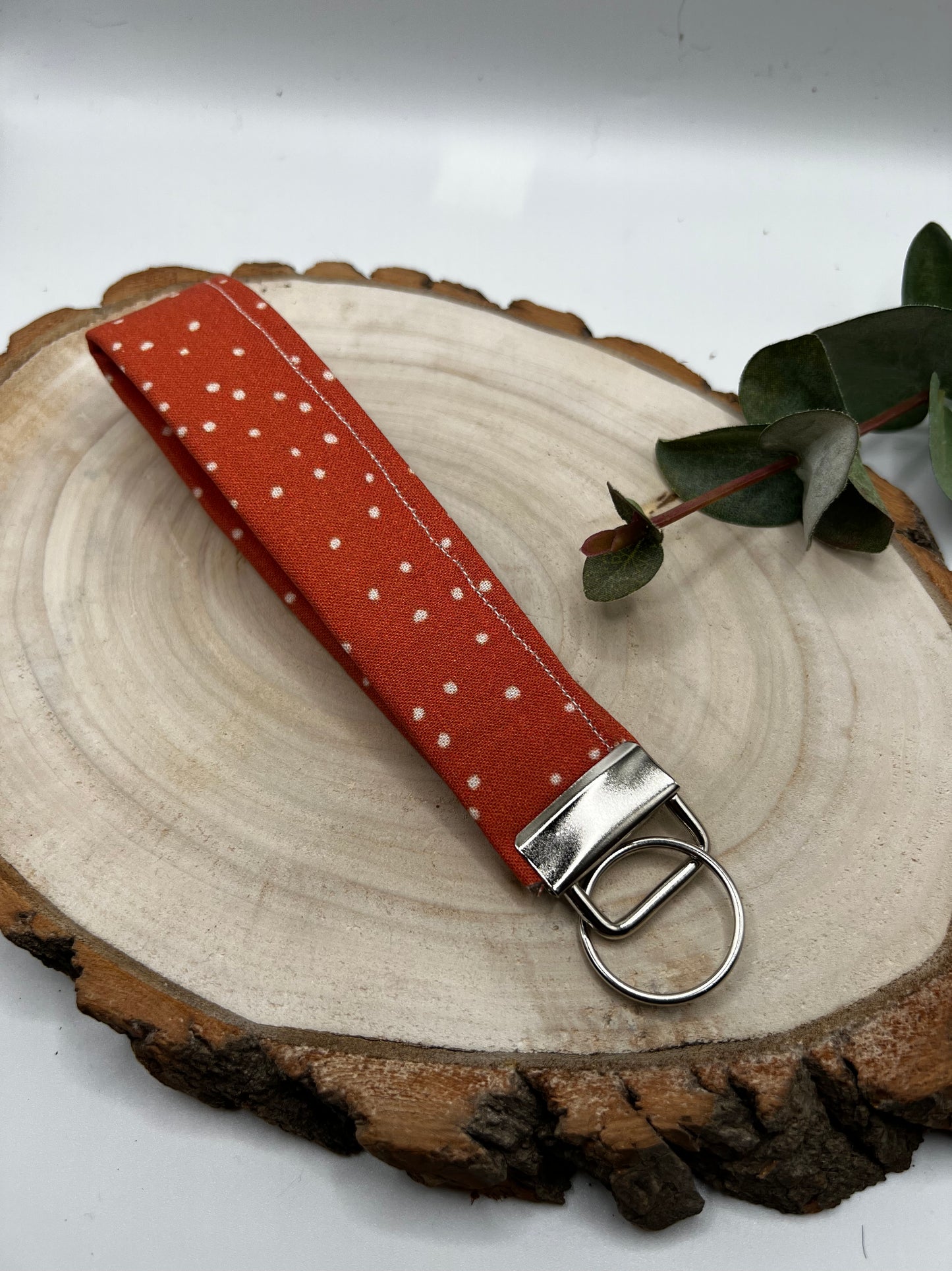 Clay Speckled Keychain Wristlet