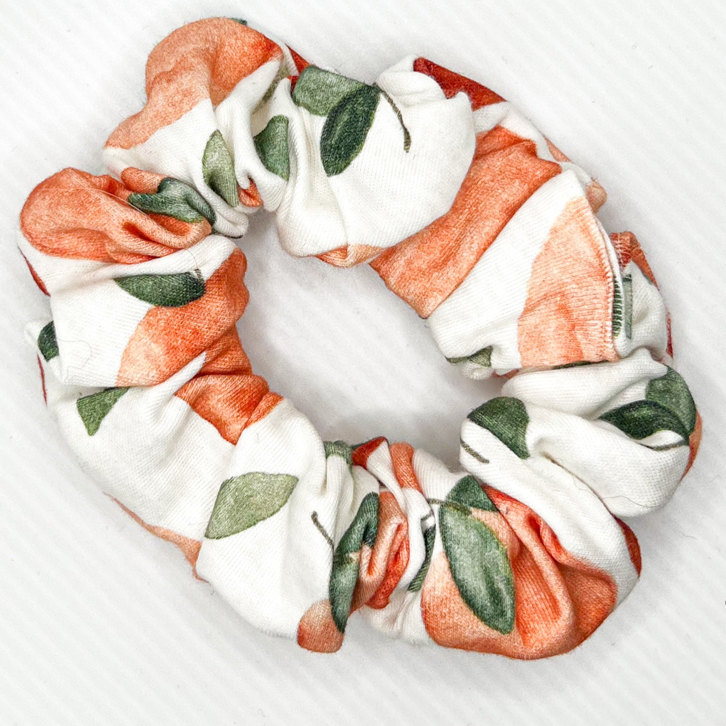 Fall Peach Scrunchie